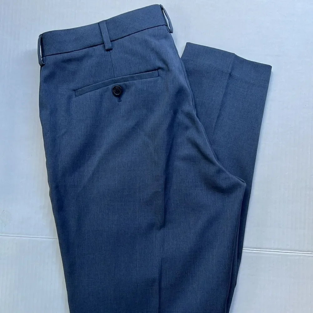 Van Heusen Flex Classic Blue  Slim Dres Pants